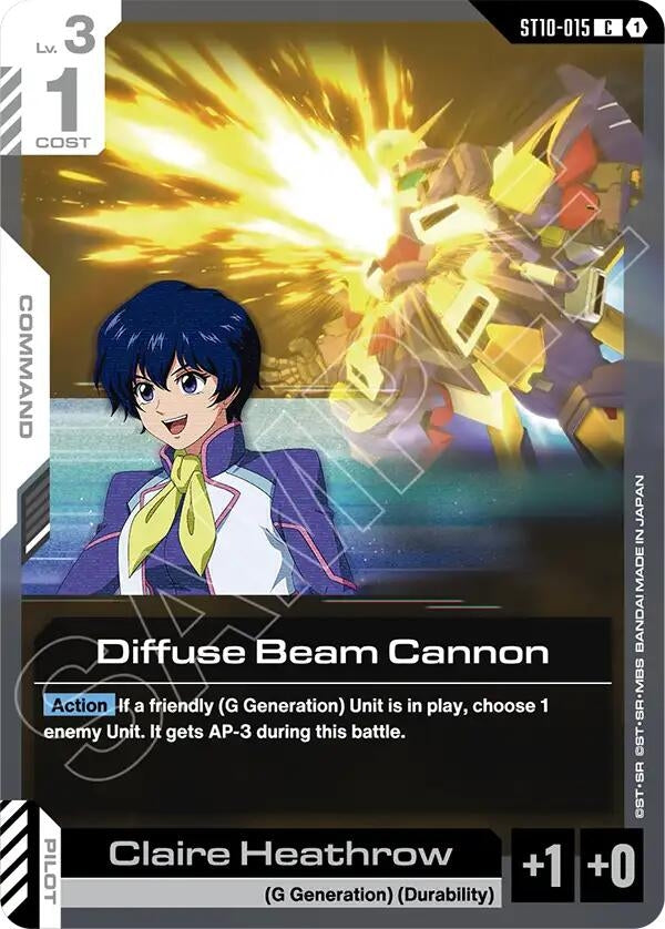 Image for Diffuse Beam Cannon (ST10-015) (ST10) - Gundam Card Game