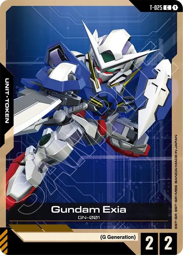 Image for Gundam Exia (T-025) Token (T-025) (EB01) - Gundam Card Game