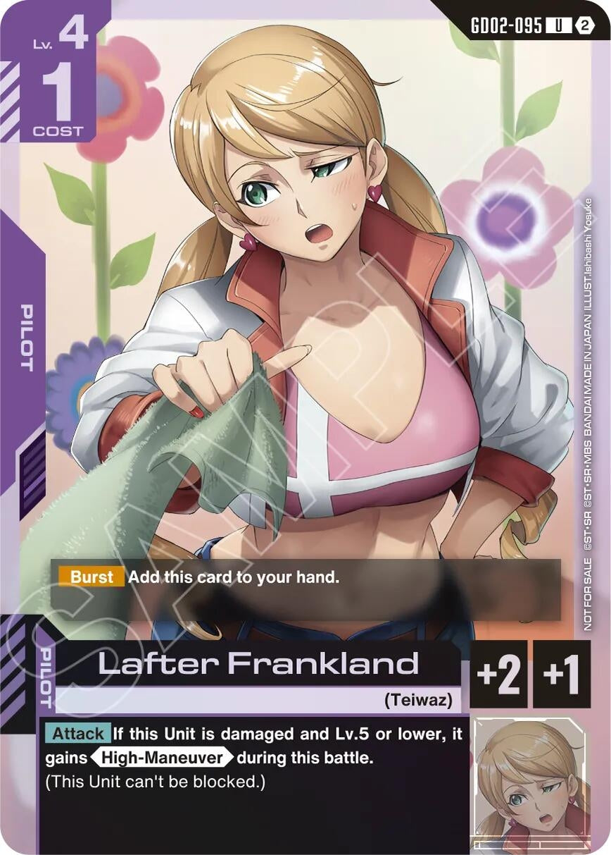 Image for Lafter Frankland (Store Tournament Participation Pack 05) (GD02-095) (GCG-PR) - Gundam Card Game