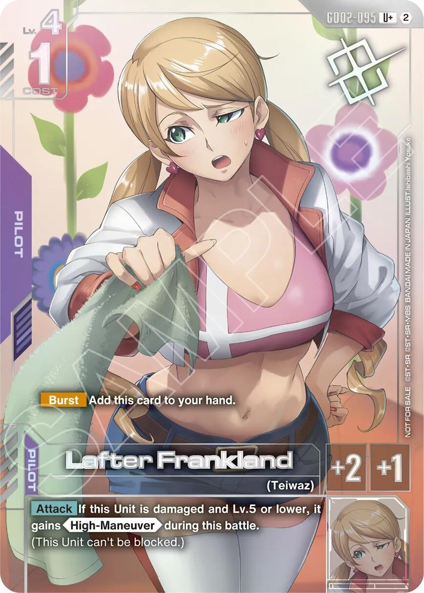 Image for Lafter Frankland (Store Tournament Winner Pack 05) (GD02-095) (GCG-PR) - Gundam Card Game