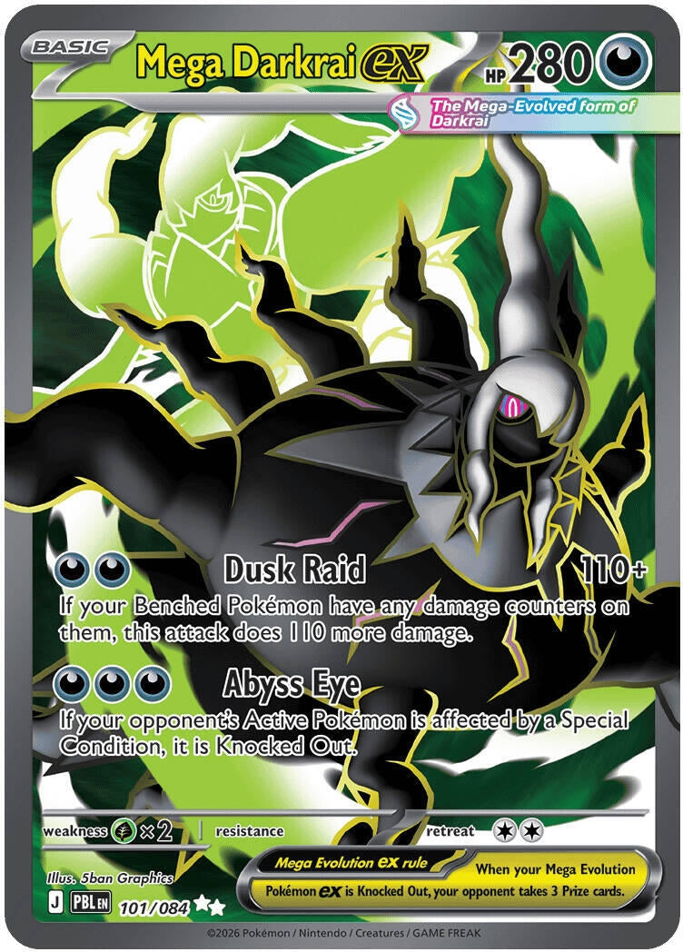Image for Mega Darkrai ex (101/084) (PBL) - Pokemon