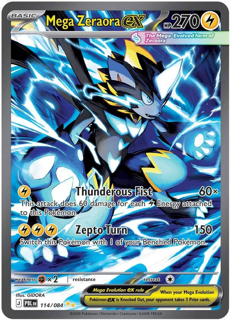 Image for Mega Zeraora ex (114/084) (PBL) - Pokemon