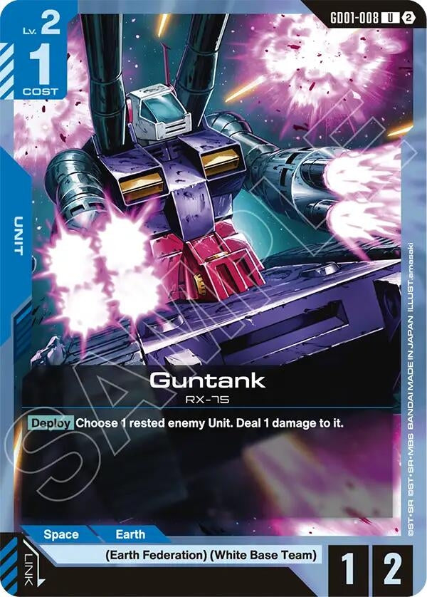 Image for Guntank (GD01-008) (SC01) - Gundam Card Game