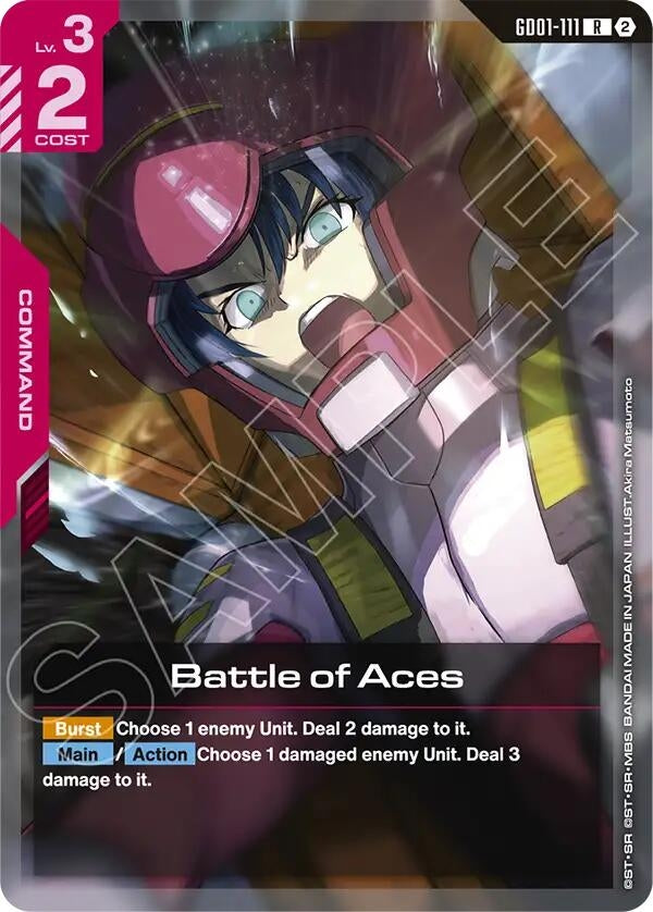 Image for Battle of Aces (GD01-111) (SC01) - Gundam Card Game
