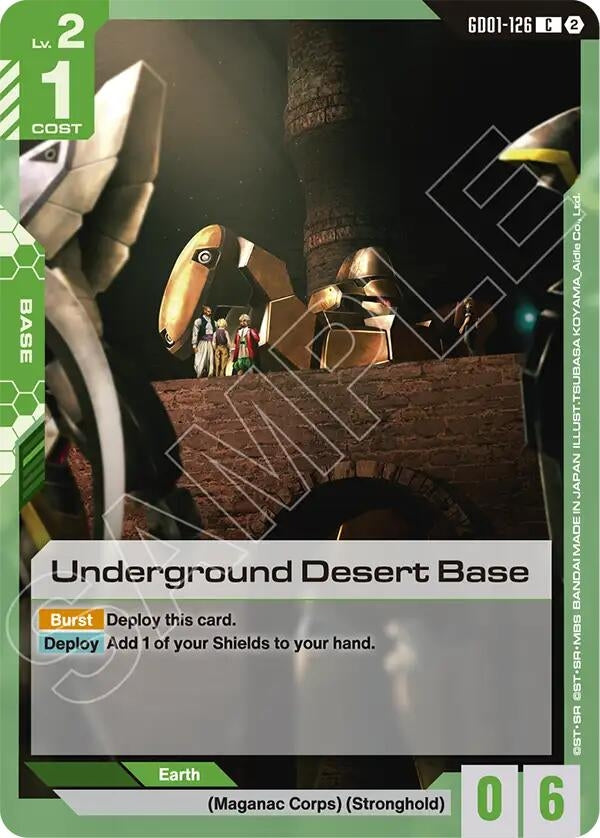 Image for Underground Desert Base (GD01-126) (SC01) - Gundam Card Game
