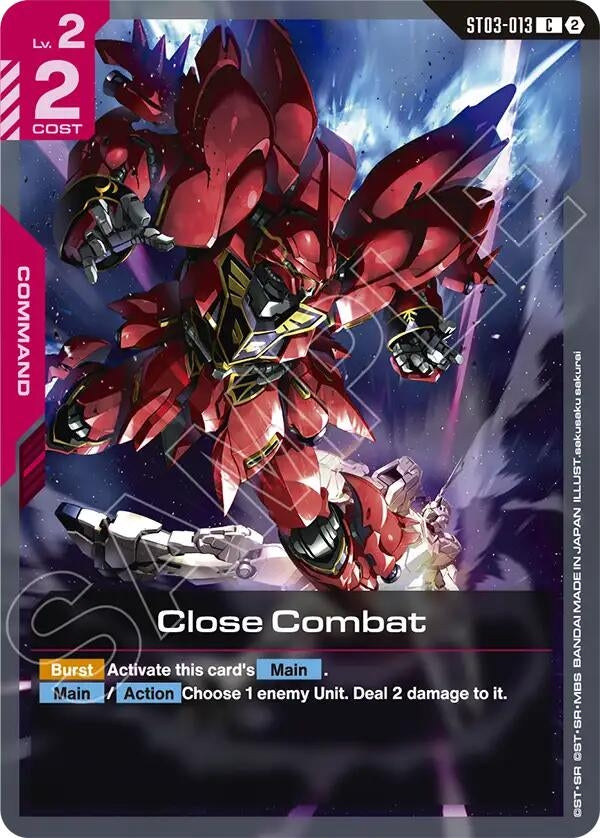 Image for Close Combat (ST03-013) (SC01) - Gundam Card Game