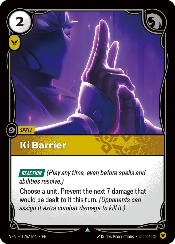 Image for Ki Barrier (126/166) (VEN) - Riftbound: League of Legends Trading Card Game