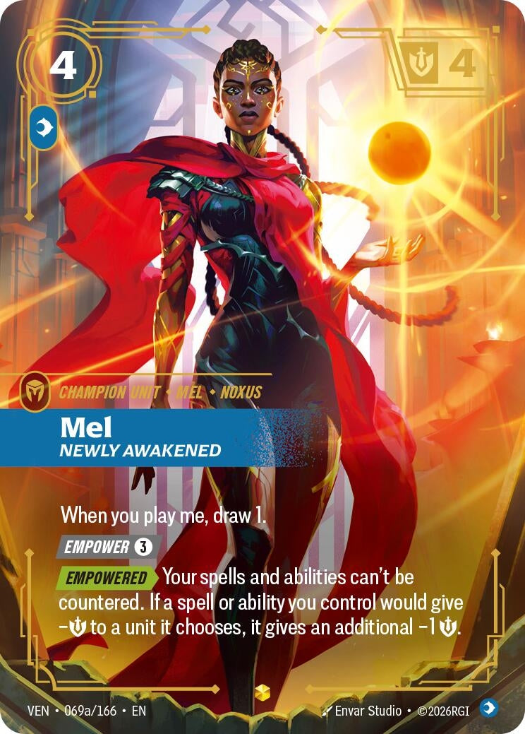 Image for Mel - Newly Awakened (Alternate Art) (069a/166) (VEN) - Riftbound: League of Legends Trading Card Game