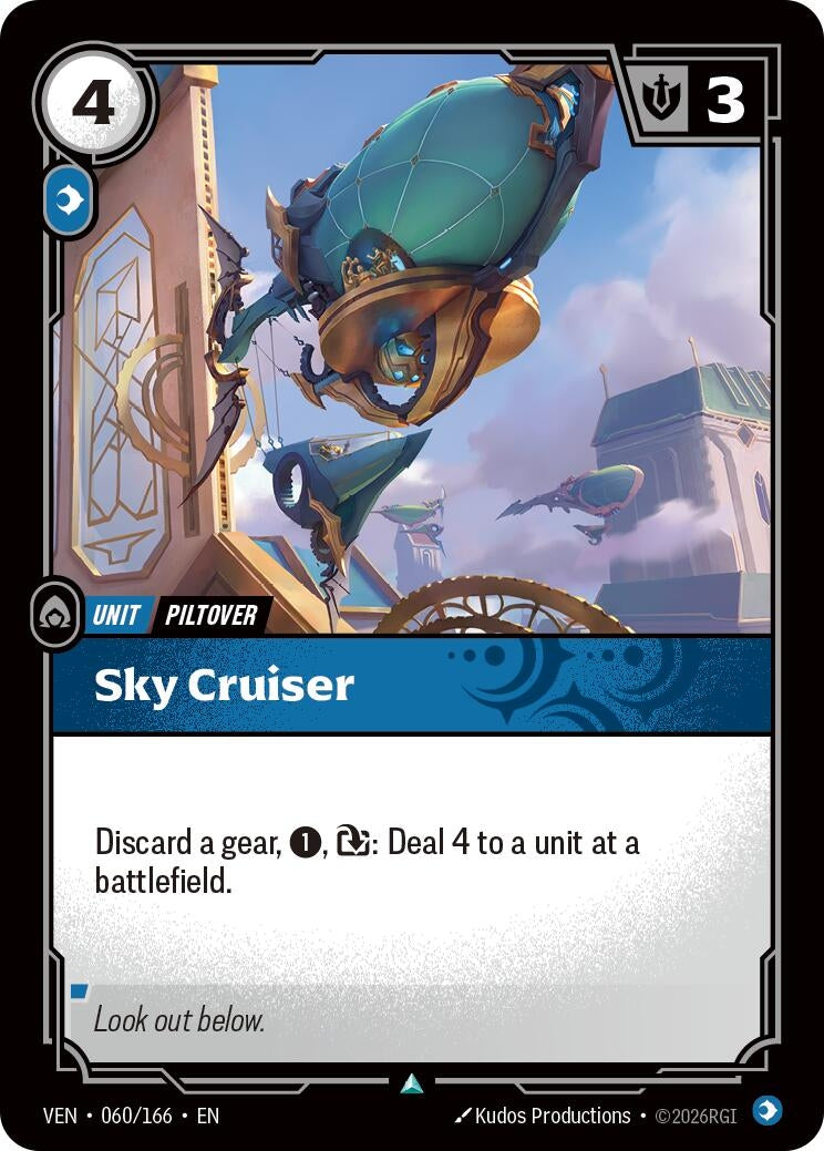 Image for Sky Cruiser (060/166) (VEN) - Riftbound: League of Legends Trading Card Game