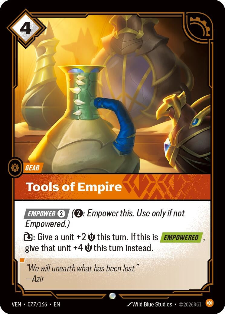 Image for Tools of Empire (077/166) (VEN) - Riftbound: League of Legends Trading Card Game