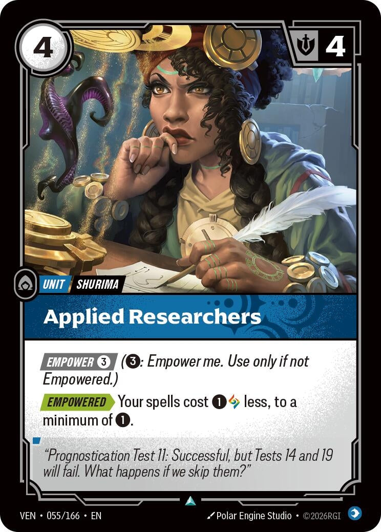 Image for Applied Researchers (055/166) (VEN) - Riftbound: League of Legends Trading Card Game