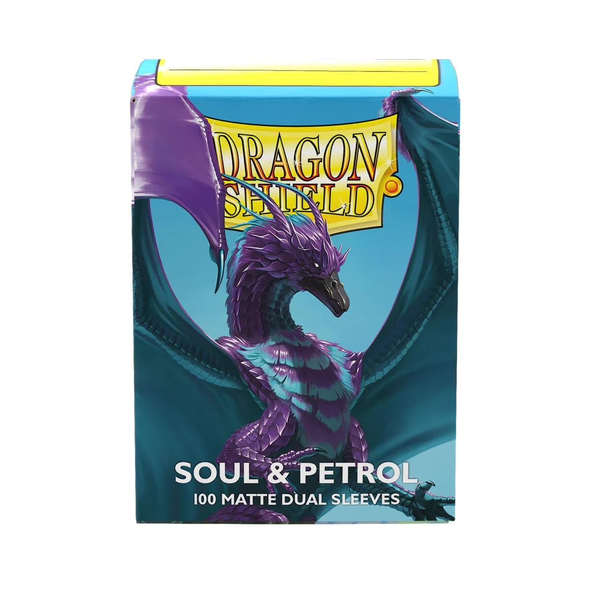 Image for Dragon Shield Dual Matte Standard Sleeves - Soul & Petrol (100 Pack) - Card Sleeves