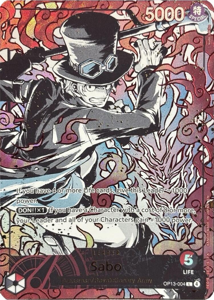 Image for Sabo (English Version 3rd Anniversary Set) (OP13-004) (OP-PR) - One Piece Card Game