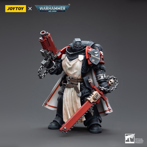 JoyToy - Warhammer 40000 - Black Templars Primaris Sword Brethren Harmund - Figurine