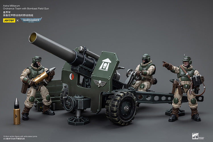 JoyToy - Warhammer 40000 - Astra Militarum Ordnance Team With Bombast Field Gun
