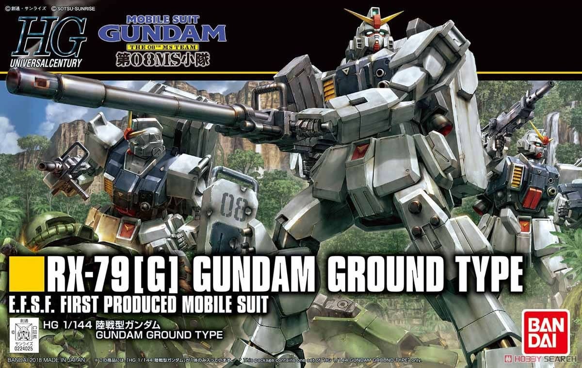 Gunpla - HGUC 1/144 GUNDAM GROUND TYPE