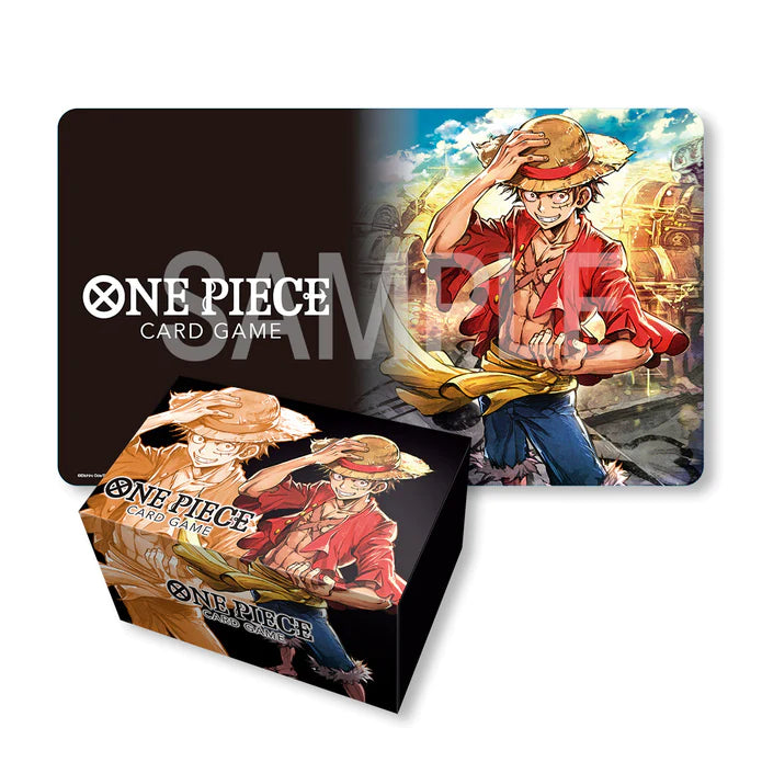 One Piece Card Game: Playmat and Card Case Set - Monkey D. Luffy