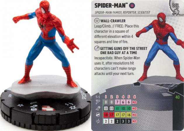 Heroclix - Spider-man Beyond Amazing - Spider-Man #001 Common Spider-Man