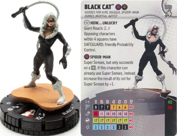 Heroclix - Spider-man Beyond Amazing - Black Cat #009 Common