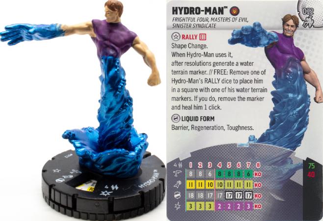 Heroclix - Spider-man Beyond Amazing - Hydro-Man #012 Common
