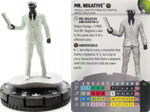 Heroclix - Spider-man Beyond Amazing - Mr. Negative #018 Uncommon