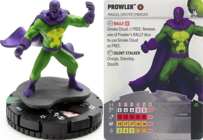 Heroclix - Spider-man Beyond Amazing - Prowler #025 Uncommon