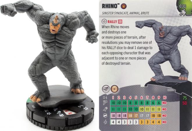 Heroclix - Spider-man Beyond Amazing - Rhino #030 Uncommon