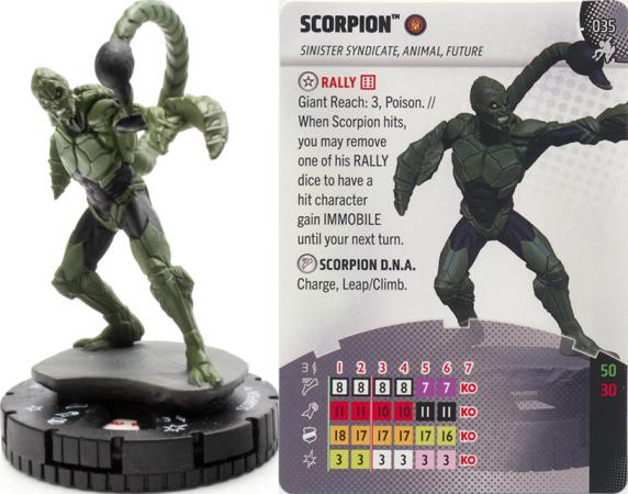 Heroclix - Spider-man Beyond Amazing - Scorpion #035 Rare