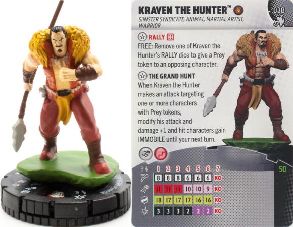 Heroclix - Spider-man Beyond Amazing - Kraven The Hunter #038 Rare