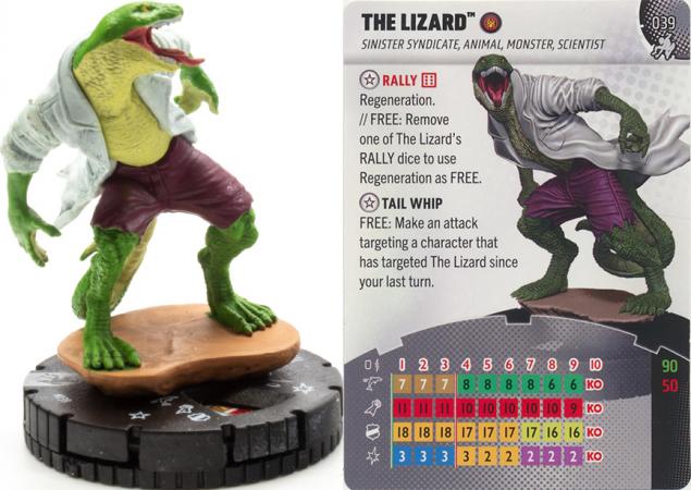 Heroclix - Spider-man Beyond Amazing - Lizard #039 Rare