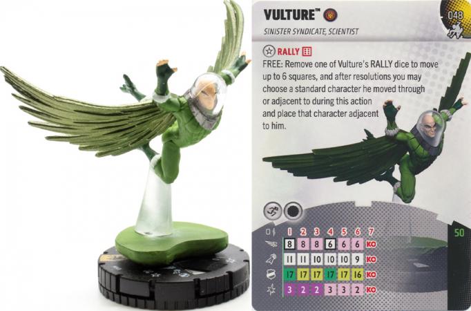 Heroclix - Spider-man Beyond Amazing - Vulture #048 Super Rare