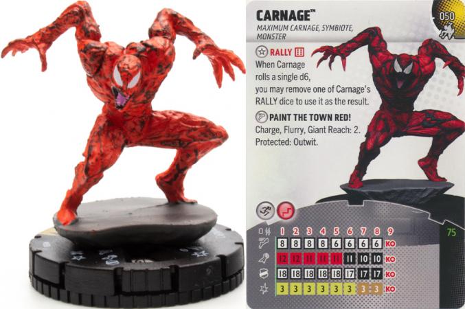 Heroclix - Spider-man Beyond Amazing - Carnage #050 Super Rare