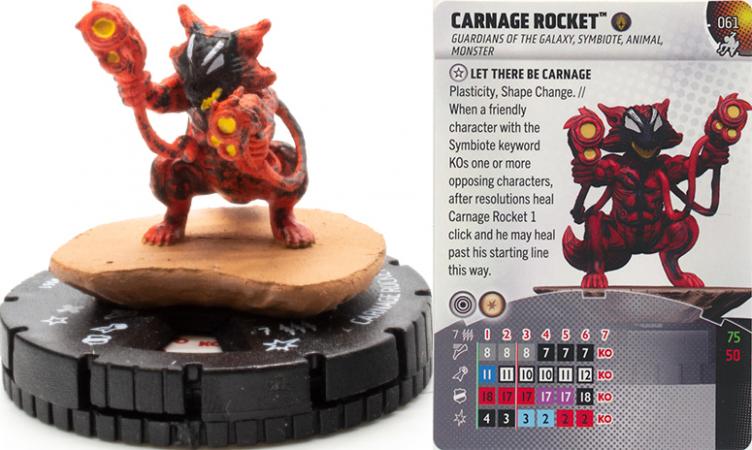 Heroclix - Spider-man Beyond Amazing - Carnage Rocket #061