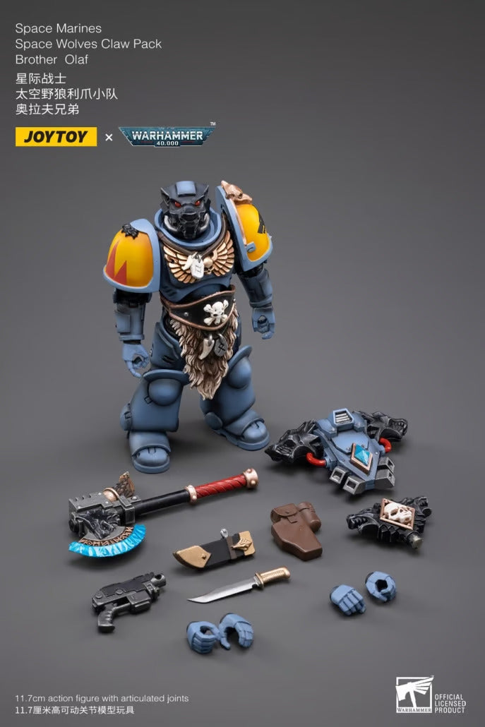 JoyToy - Warhammer 40000 - Primaris Space Wolves Claw Pack A - Figurine