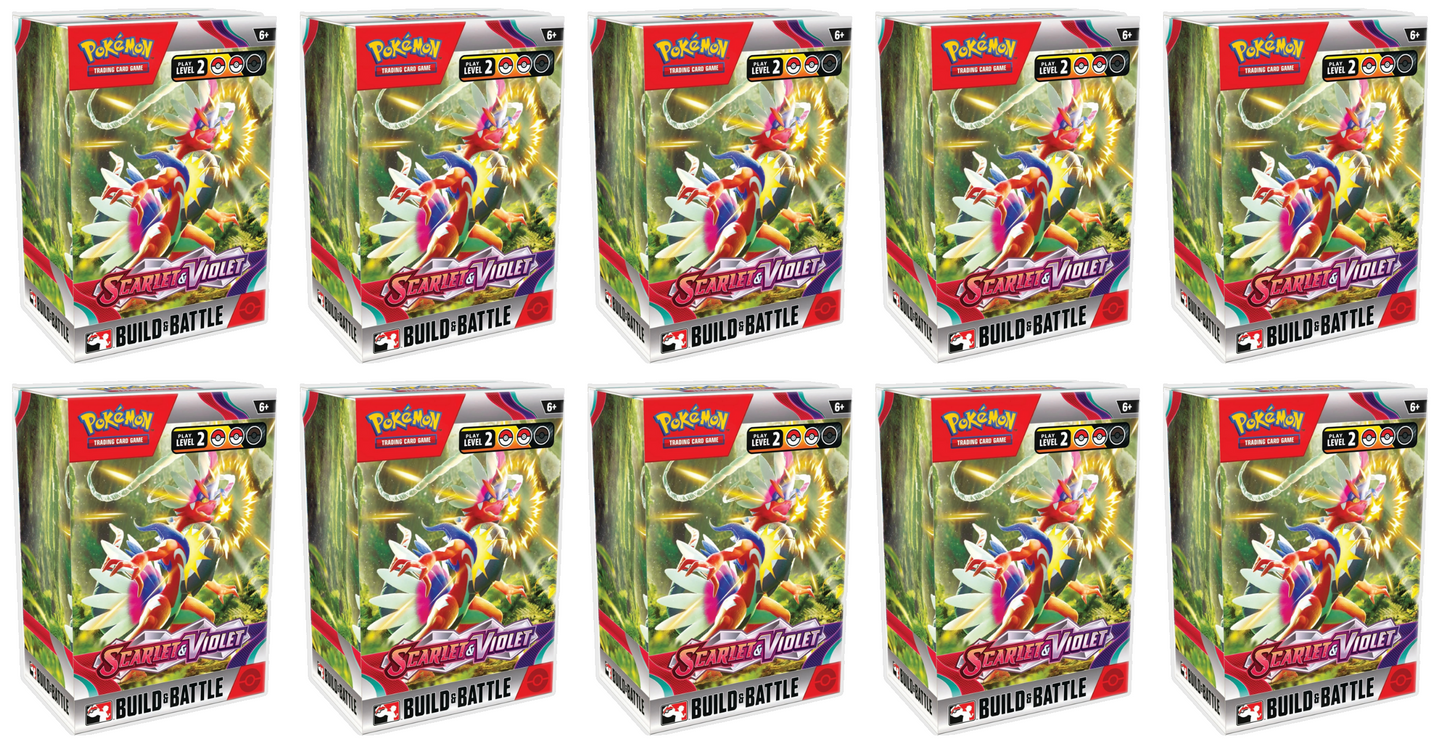 Scarlet & Violet - Build & Battle Box Display
