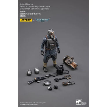 JoyToy - Warhammer 40000 - Death Korps of Krieg Veteran Guardsman Demolitions Specialist - Figurine