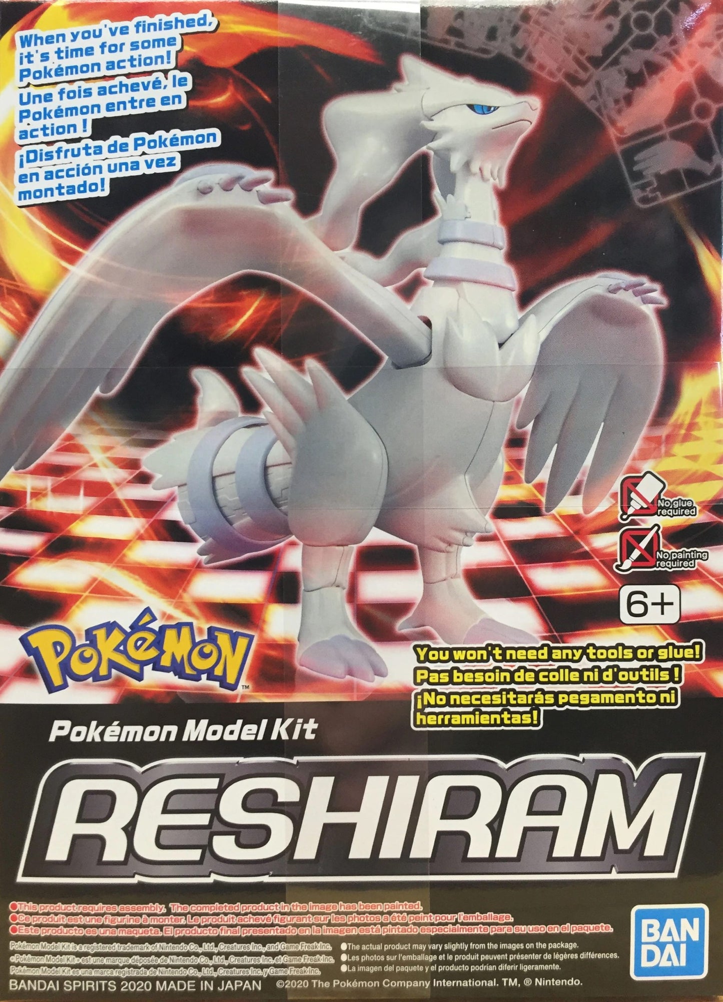 Pokemon Model Kit Reshiram
