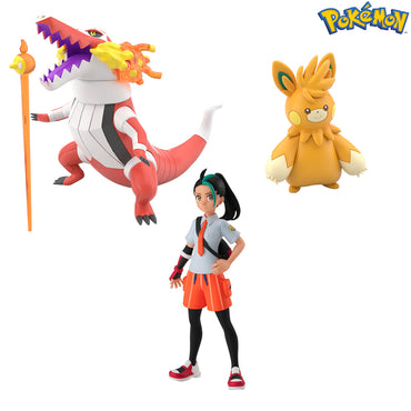 Pokemon Scale World Paldea Rrgion Nemona & Skeledirge & Pawmot Set