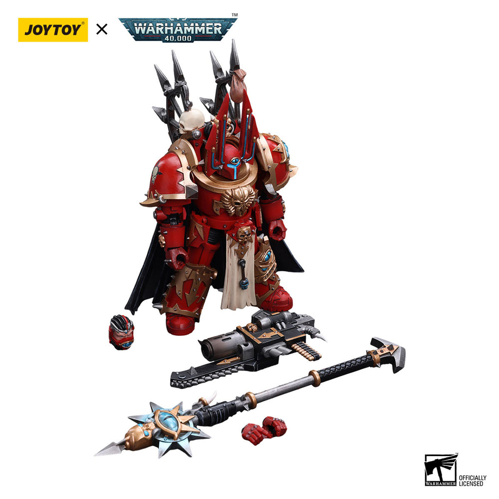 JoyToy - Warhammer 40000 - Chaos Space Marines Crimson Slaughter Sorcerer Lord in Terminator Armour