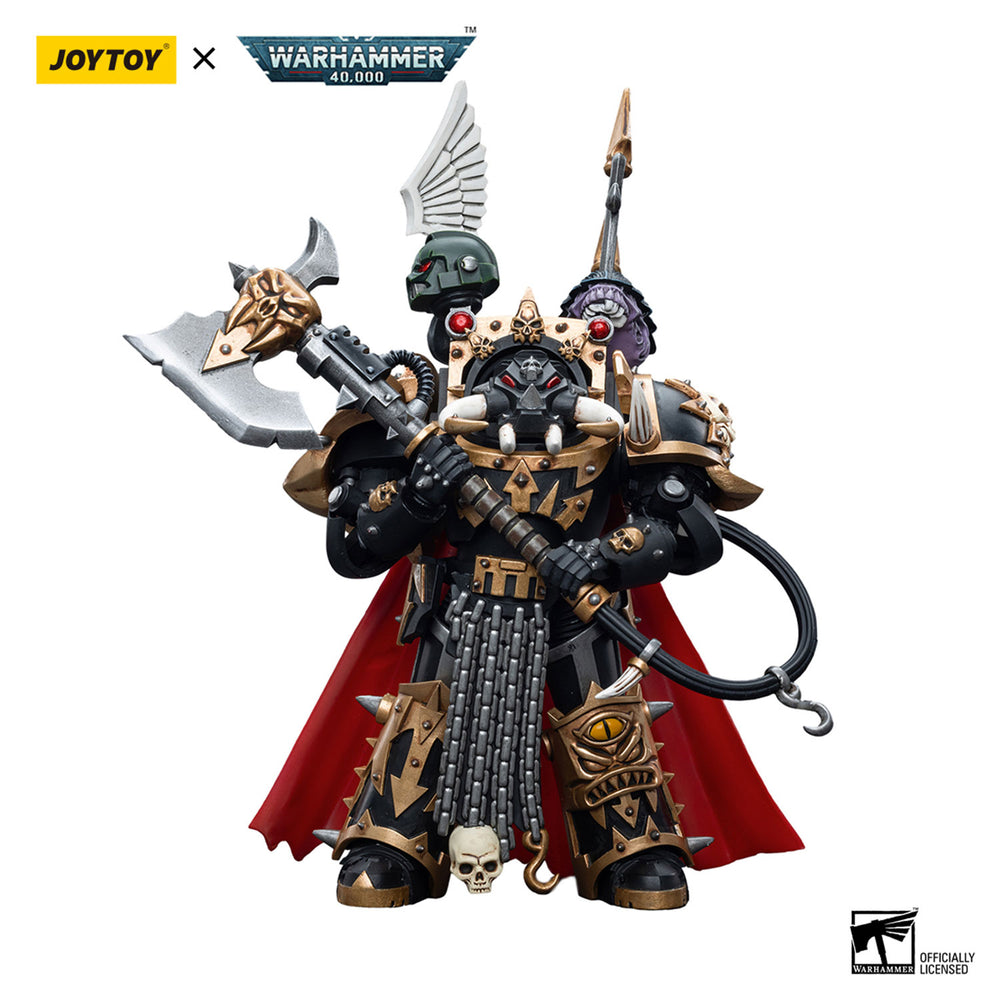 JoyToy - Warhammer 40000 - Chaos Space Marines Black Legion Chaos Lord in Terminator Armour