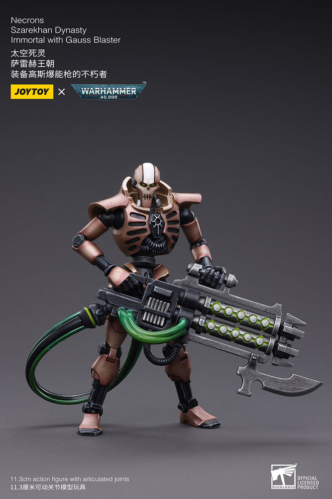 JoyToy - Warhammer 40000 - Necrons Szarekhan Dynasty lmmortal with Gauss Blaster