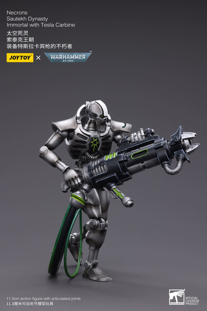 JoyToy - Warhammer 40000 -  Necrons Sautekh Dynasty Immortal with Tesla Carbine