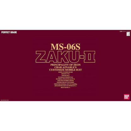 Gunpla - PG 1/60 MS-06S ZAKU 2