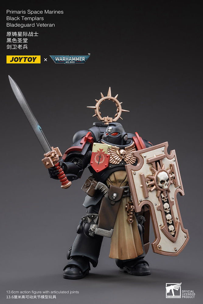 JoyToy - Warhammer 40000 - Black Templars Bladeguard Veteran