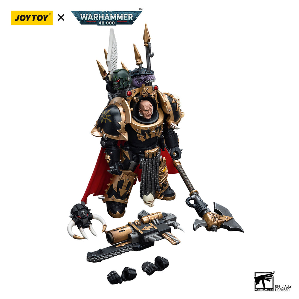 JoyToy - Warhammer 40000 - Chaos Space Marines Black Legion Chaos Lord in Terminator Armour