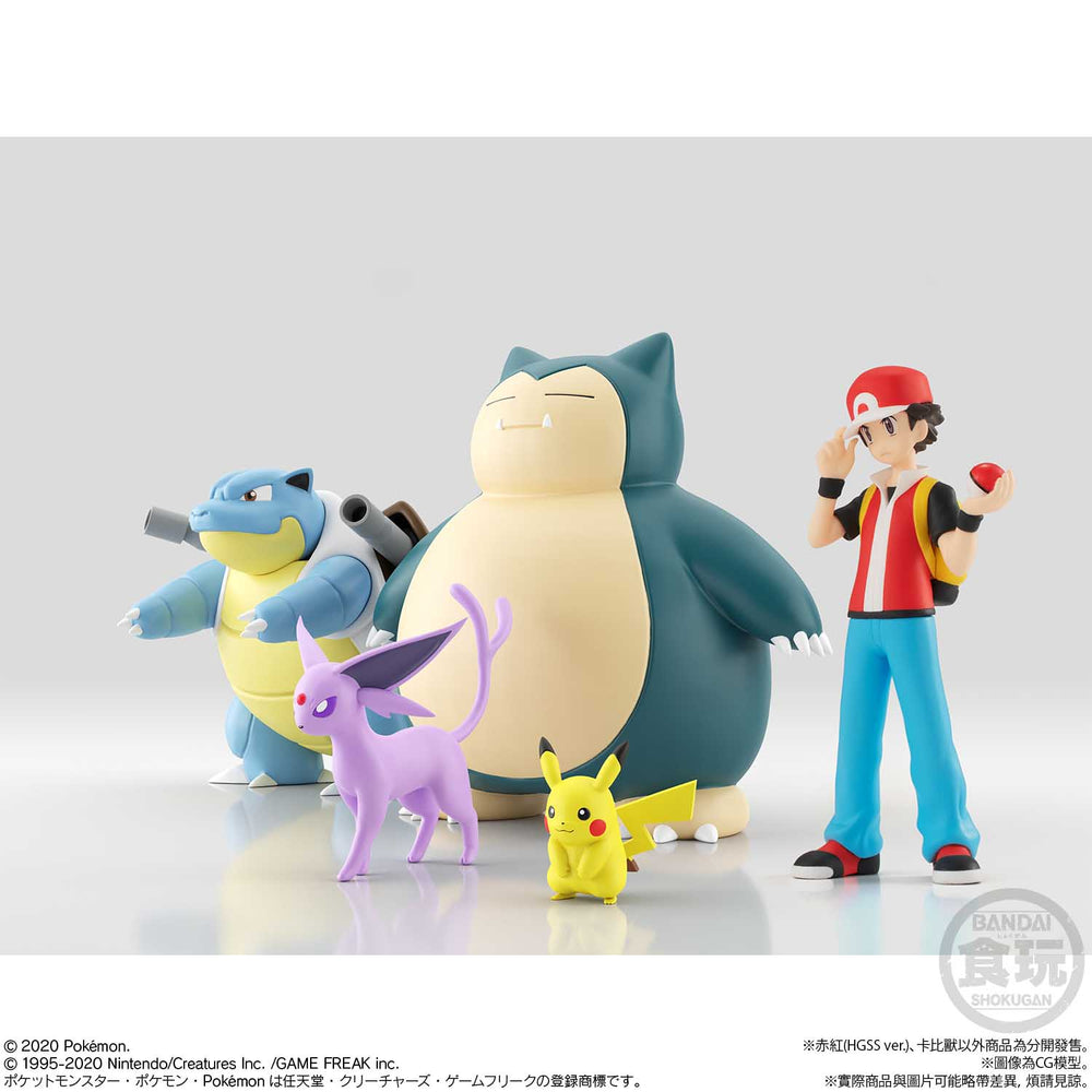 Pokemon Scale World Kanto Region Red and Snorlax Figure Set