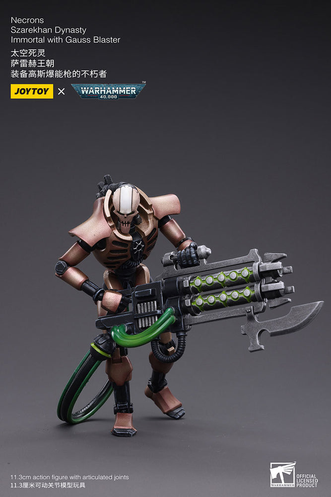 JoyToy - Warhammer 40000 - Necrons Szarekhan Dynasty lmmortal with Gauss Blaster