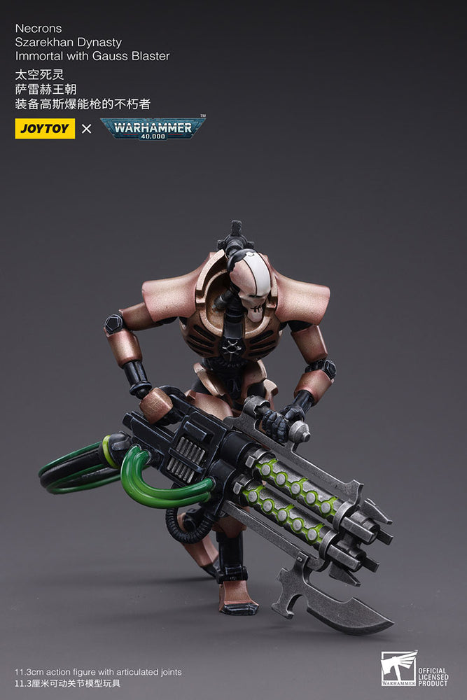 JoyToy - Warhammer 40000 - Necrons Szarekhan Dynasty lmmortal with Gauss Blaster