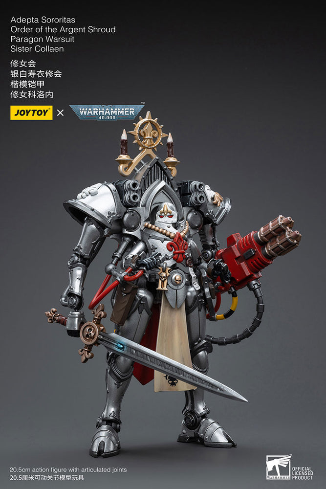 JoyToy - Warhammer 40000 - Adepta Sororitas Order of the Argent Shroud Paragon Warsuit Sister Collaen