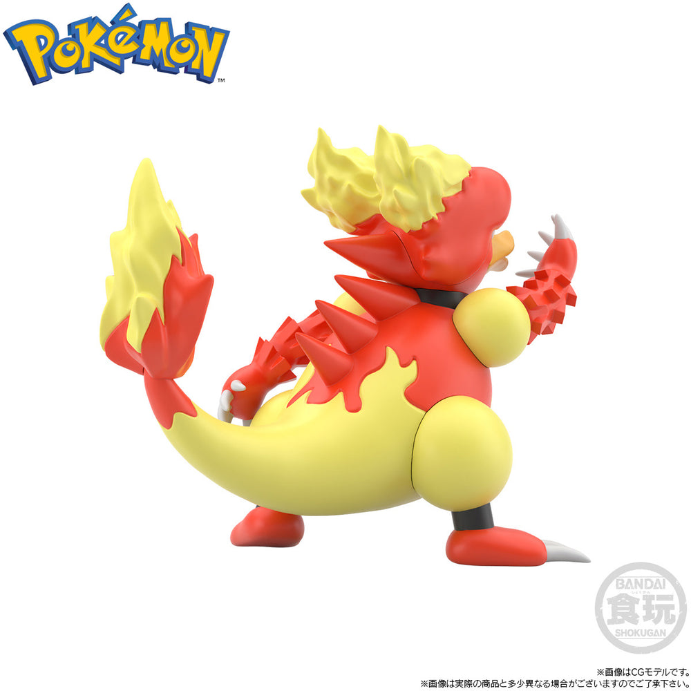 Pokemon Scale World Kanto Region Blaine, Rapidash, & Magmar Figure Set